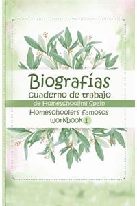 Biografías, cuaderno de trabajo de Homeschooling Spain