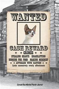 Cornish Rex Wanted Poster Journal