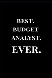 Best. Budget Analyst. Ever.