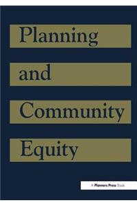 Planning and Community Equity