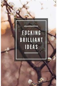 Fucking Brilliant Ideas (Notebook)