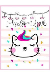 Hello Love ( all about me Book / Journal / Diary