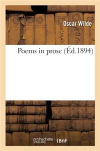 Poems in Prose