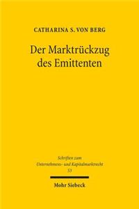 Der Marktruckzug Des Emittenten