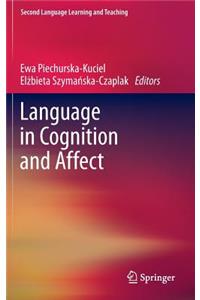 Language in Cognition and Affect