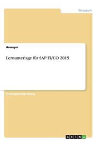 Lernunterlage für SAP FI/CO 2015