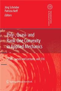 Poly-, Quasi- And Rank-One Convexity in Applied Mechanics