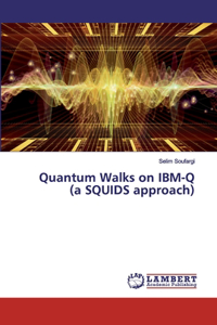 Quantum Walks on IBM-Q (a SQUIDS approach)