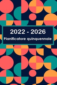 Planner mensile 2022-2026 5 anni - Dream it - Plan it - Fallo