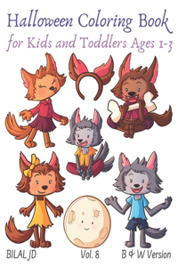 Halloween Coloring Book for Kids and Toddlers Ages 1-3