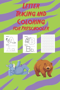 Letter Tracing and Coloring for Preschooler