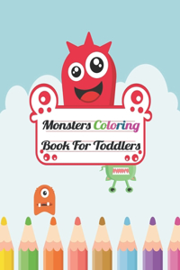 Monsters Coloring Book For Toddlers