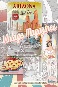 VINTAGE MAGAZINES Vintage coloring book for adults