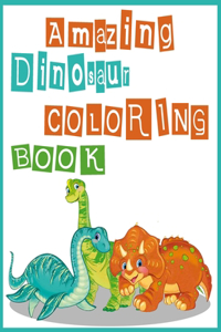 Amazing Dinosaur Coloring Book