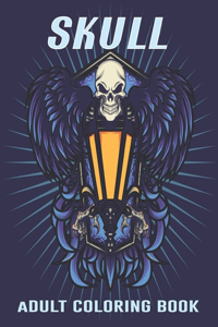 Skull Adult Coloring Book