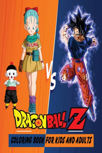 Dragon Ball Z Coloring Book For Kids And Adults
