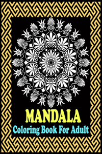 Mandala coloring Book For adult