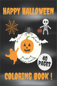 Happy Halloween Coloring Book