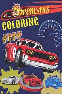 Supercars Coloring Book