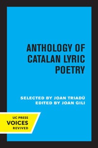 Anthology of Catalan Lyric Poetry