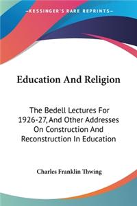 Education And Religion