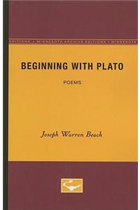 Beginning with Plato