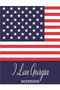 I Love Georgia - Notebook