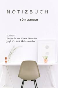 Notizbuch für Lehrer