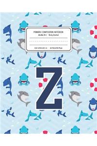 Primary Composition Notebook Grades K-2 Story Journal Z