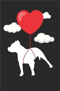 Pitbull Journal - Pitbull Notebook - Valentine's Day Gift for Pitbull Lovers