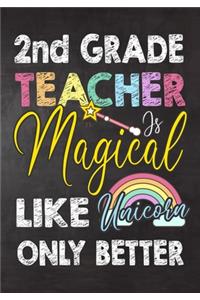 2nd Grade Teacher Is Magical Like Unicorn Only Better