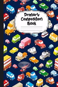 Cars Primary Composition Book