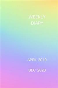 Weekly Diary 2019-2020