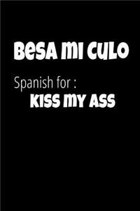 Besa Mi Culo Spanish for