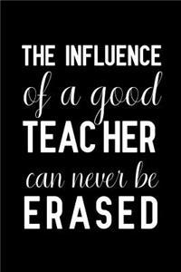 The Influence of a Good Teacher Can Never Be Erased