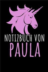 Notizbuch Von Paula