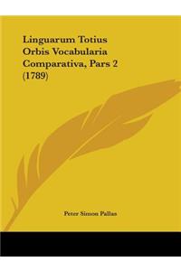Linguarum Totius Orbis Vocabularia Comparativa, Pars 2 (1789)