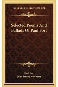 Selected Poems and Ballads of Paul Fort