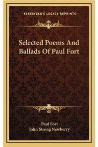 Selected Poems and Ballads of Paul Fort