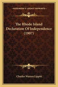 Rhode Island Declaration of Independence (1907)