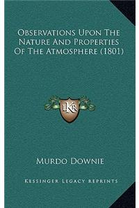 Observations Upon The Nature And Properties Of The Atmosphere (1801)