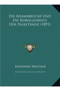 Die Adamsbrucke Und Die Korallenriffe Der Palkstrasse (1891)