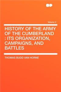 History of the Army of the Cumberland
