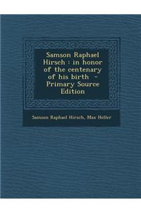 Samson Raphael Hirsch