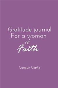 Gratitude journal for a woman of faith