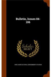 Bulletin, Issues 84-106