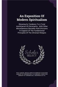 Exposition Of Modern Spiritualism