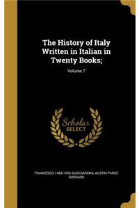 The History of Italy Written in Italian in Twenty Books;; Volume 7