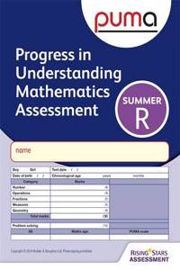 PUMA Test R, Summer Pk10 (Progress in Understanding Mathematics Assessment)
