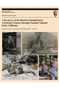 Re-survey of the Historic Grinnell-Storer Vertebrate Transect through Yosemite National Park, California